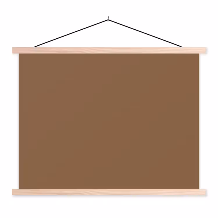 Schoolplaat - Soft - Walnut - Bruin — 1