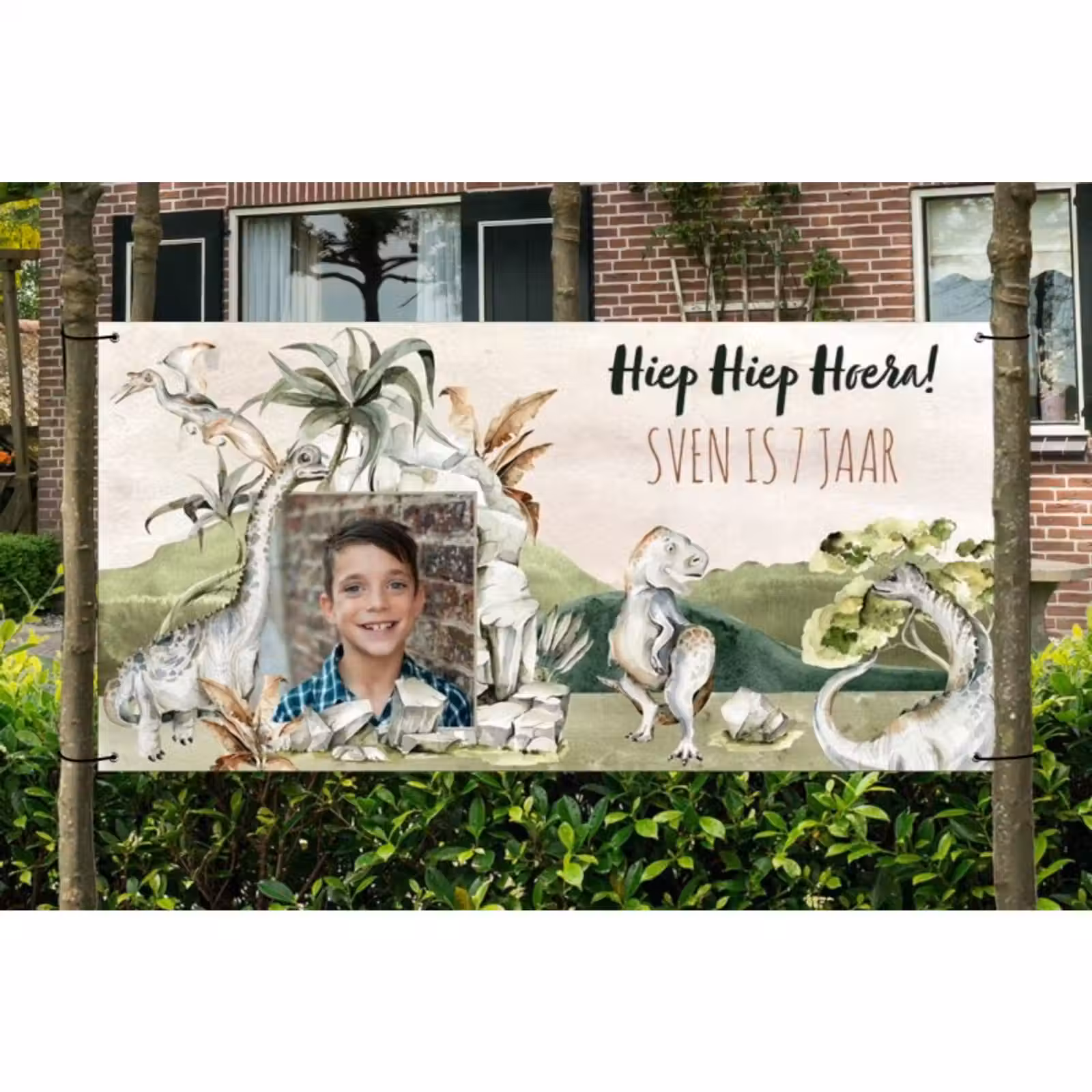 Spandoek - Verjaardag - Dino — 1