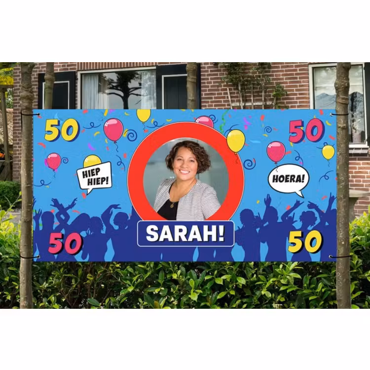Spandoek - Verjaardag - Sarah — 1