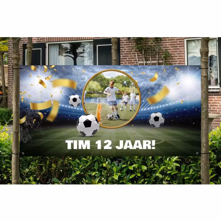 Spandoek - Verjaardag - Voetbal — 1