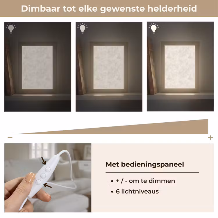 Tafellamp - Crèmebeige - Marmer - Aders — 8