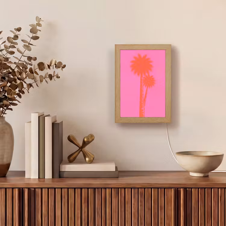 Tafellamp - Palmbomen - Modern - Roze — 4