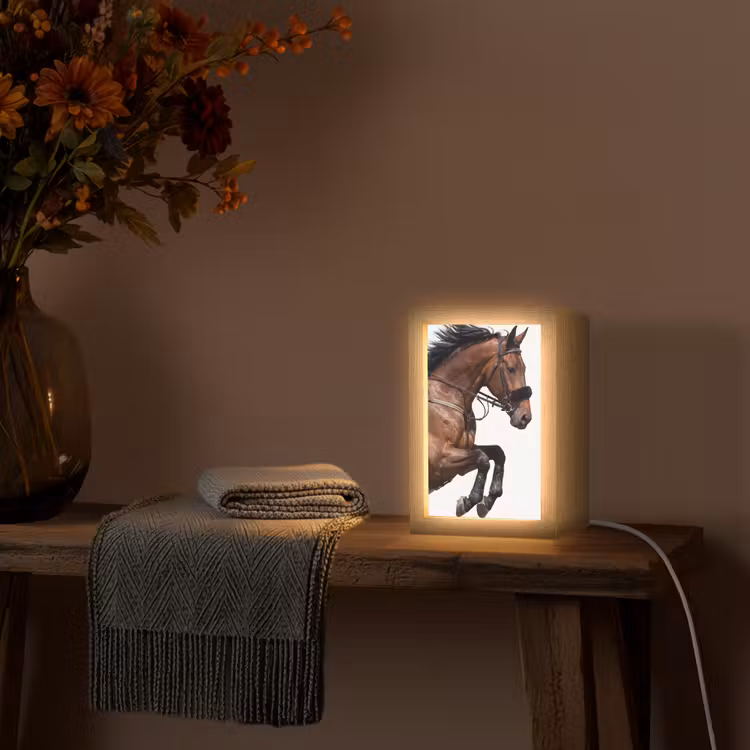 Tafellamp - Paard - Springen - Modern — 2