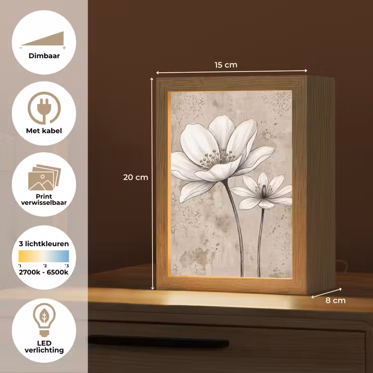 Tafellamp - Modern - Design - Wit — 7