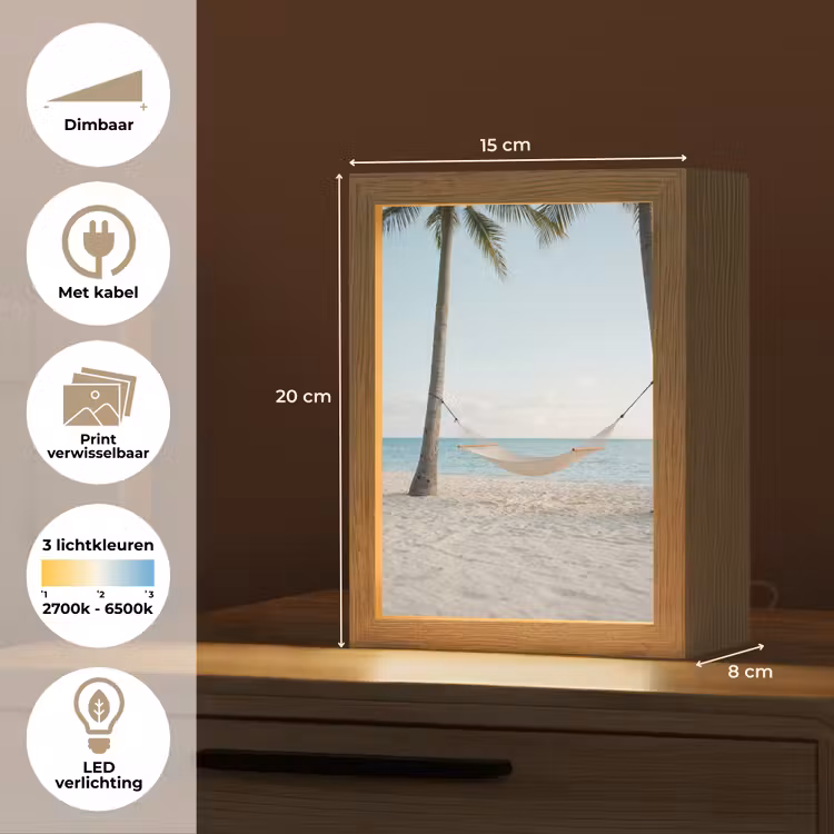 Tafellamp - Hangmat - Strand - Wit — 7