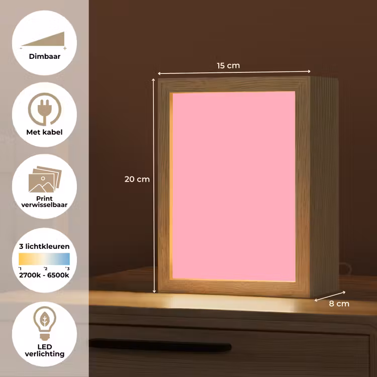 Tafellamp - Bubblegum - Pink - Roze — 7