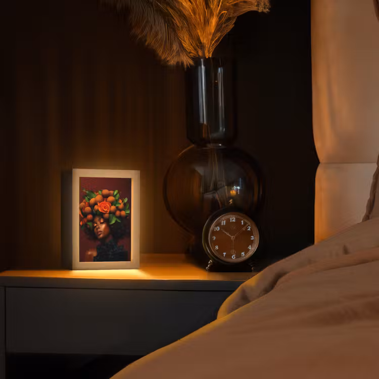 Tafellamp - Vrouw - lychee - exotisch — 3
