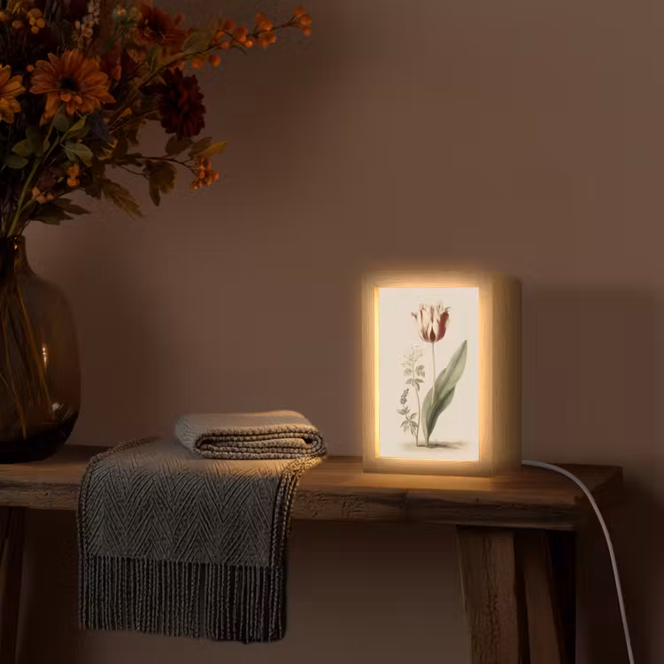 Tafellamp - Tulp - Minimalistisch - Beige — 2