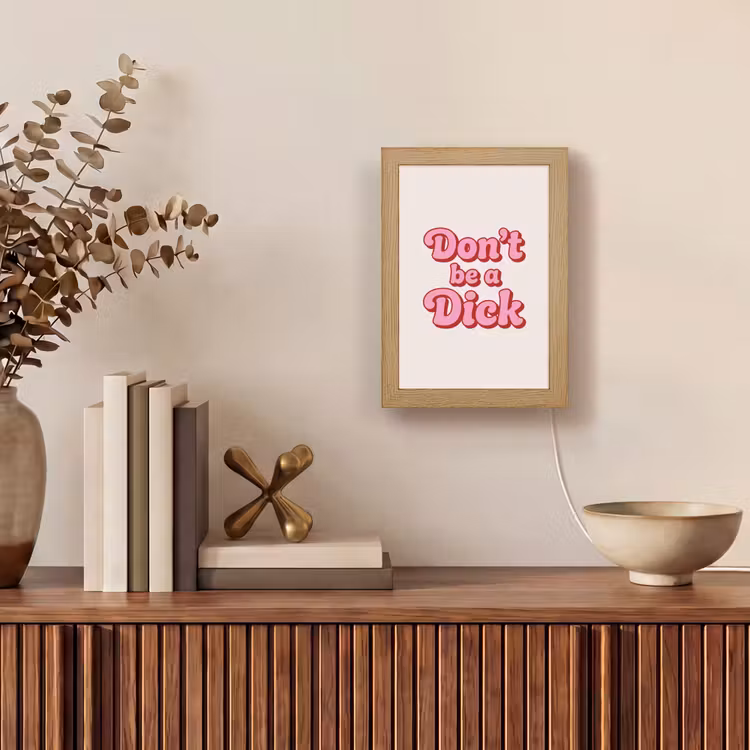 Tafellamp - Tekst - Boodschap - Roze — 4