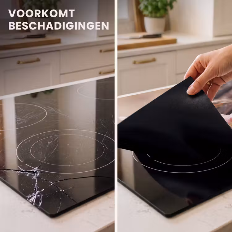 Inductie beschermer vinyl 3mm - Vanille en Bloesem — 2