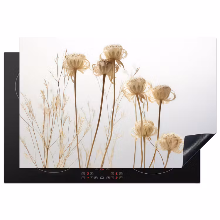 Inductie beschermer - Verbleekte Bloemendans — 1
