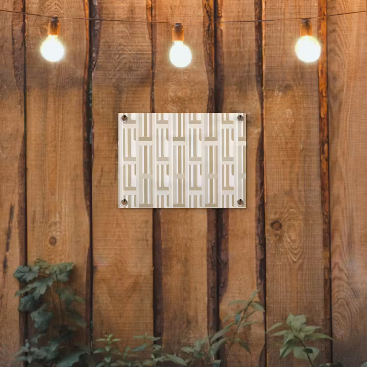 Tuinposter - Modern - Geometrisch - Beige — 2