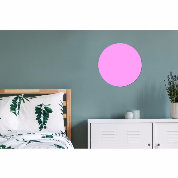Wandcirkel - Aluminium - Soft - Lavender - Roze — 4
