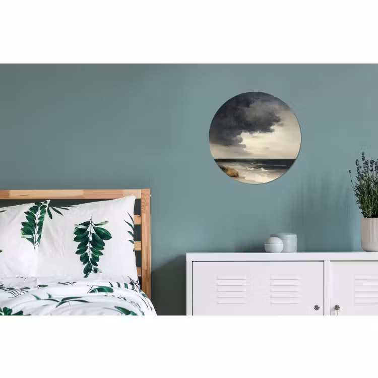 Wandcirkel - Aluminium - Kust - Golven - Rots - Storm — 4