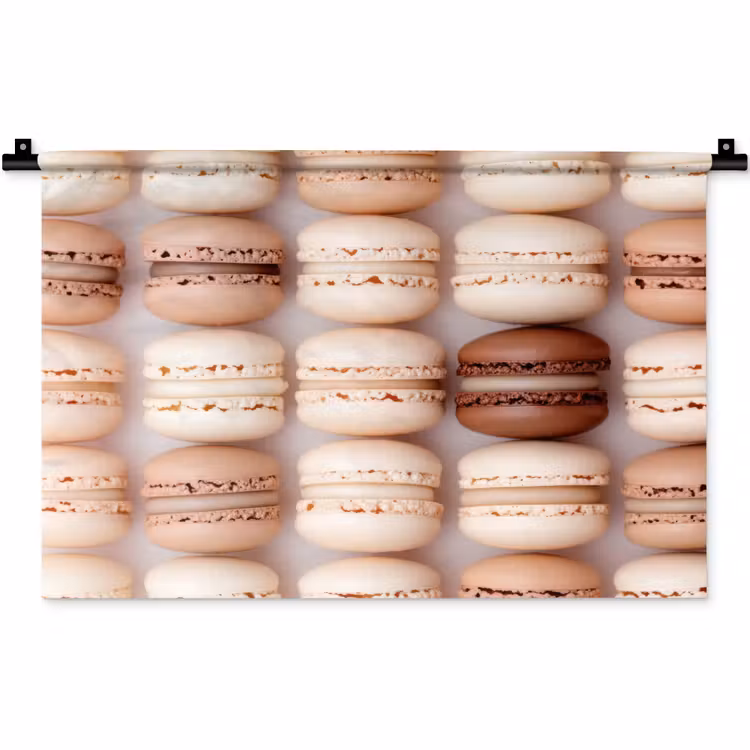 Wandkleed - Macarons - Beige - Bruin — 1