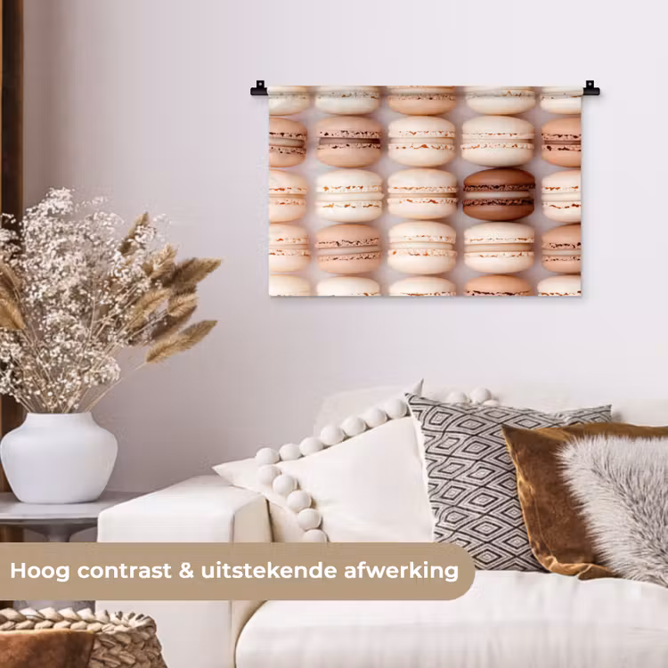 Wandkleed - Macarons - Beige - Bruin — 4