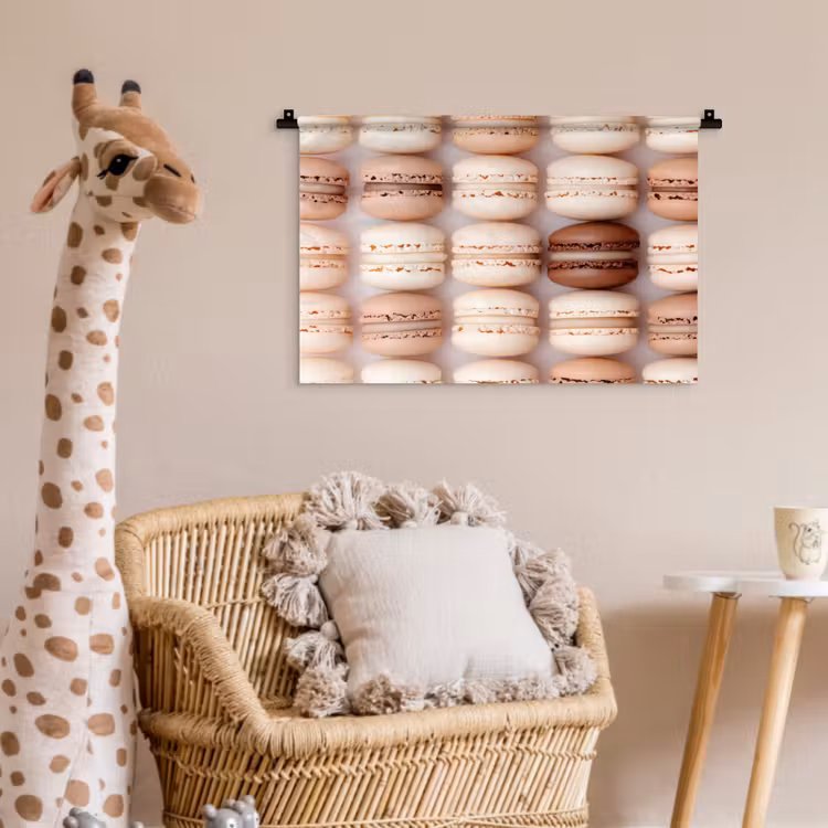 Wandkleed - Macarons - Beige - Bruin — 5