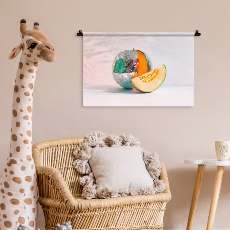 Wandkleed - Disco - Discobal - Meloen - Pastel — 5