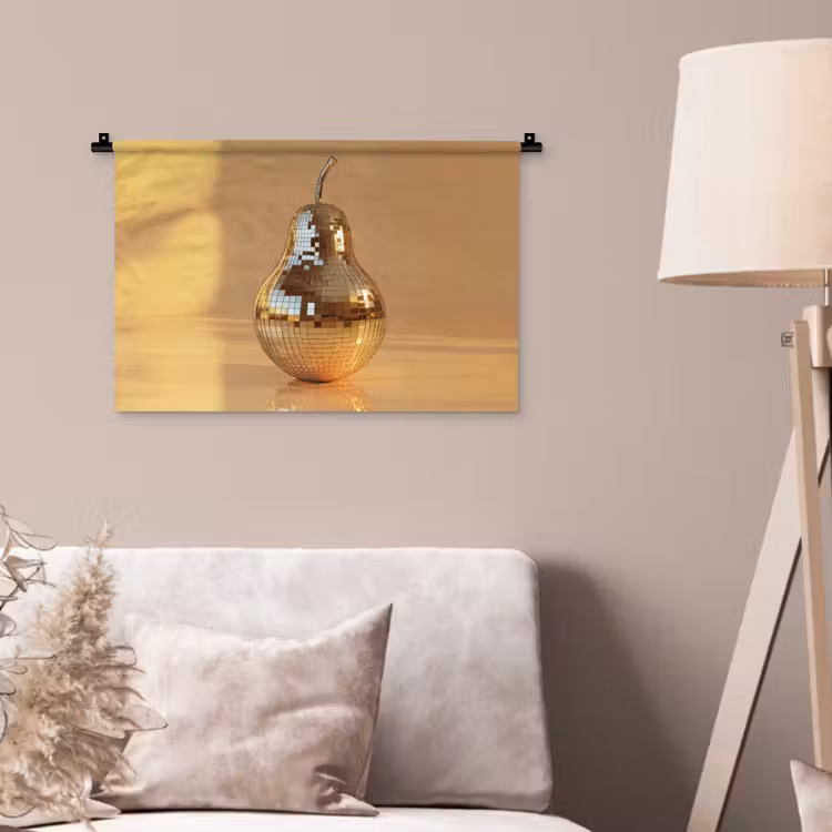 Wandkleed - Goud - Disco - Glitter - Peer — 2