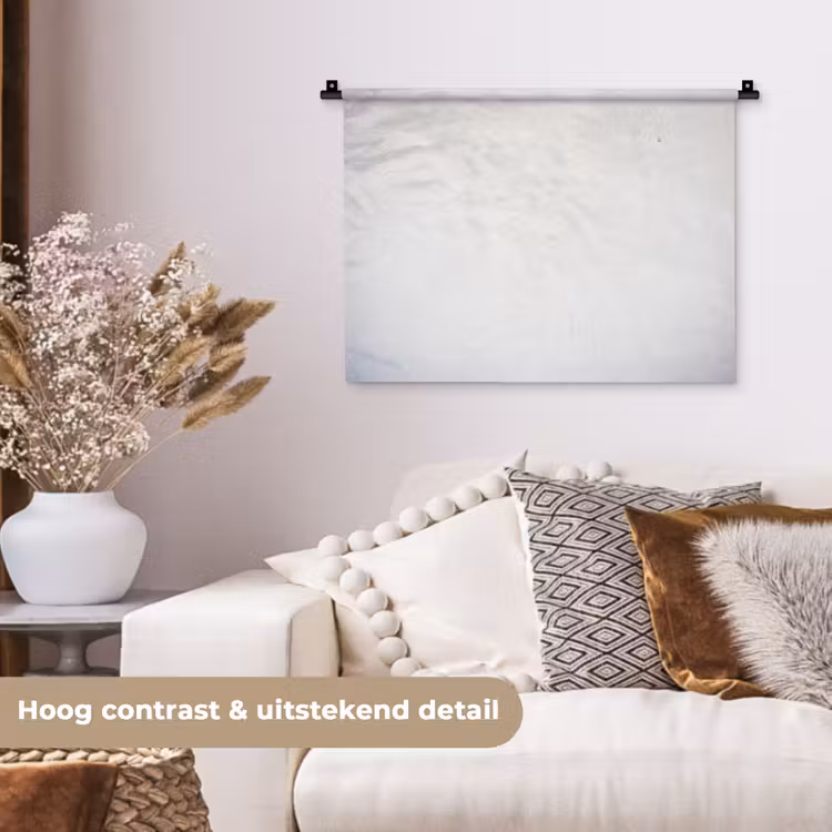 Wandkleed - Beton - Wit - Modern — 5
