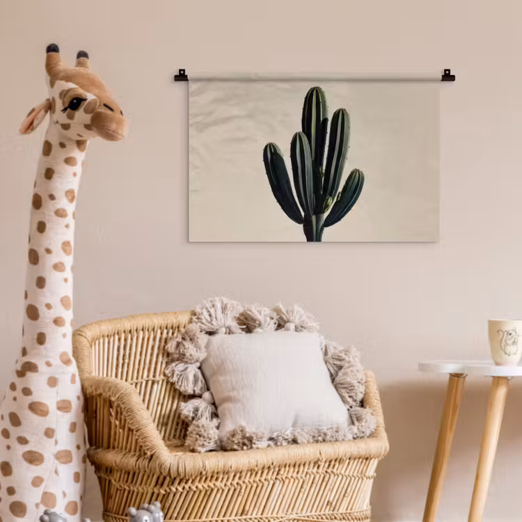 Wandkleed - Cactus - Subtiel - Groen — 5