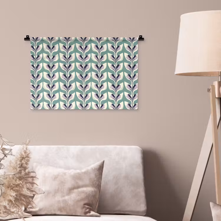 Wandkleed - Retro - Modern - Groen — 2