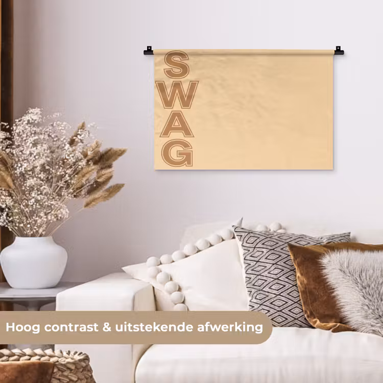 Wandkleed - Swag - Bruin - Beige — 4