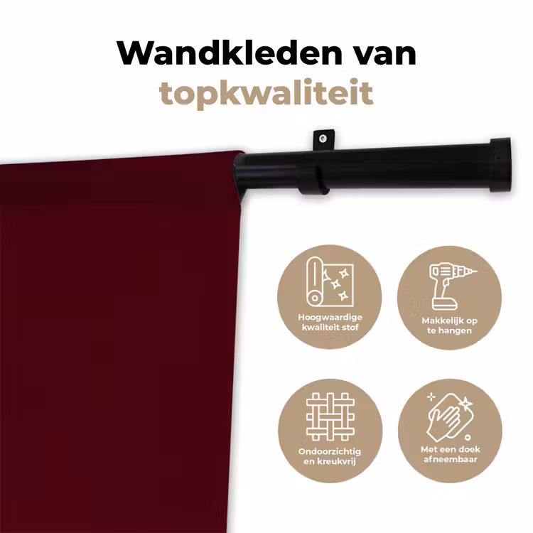 Wandkleed - Nice - Uitroepteken - Rood — 3