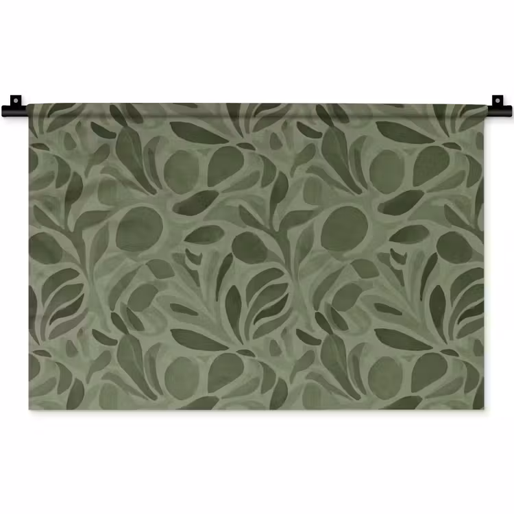 Wandkleed - Sereen - Bladeren - Groen — 1