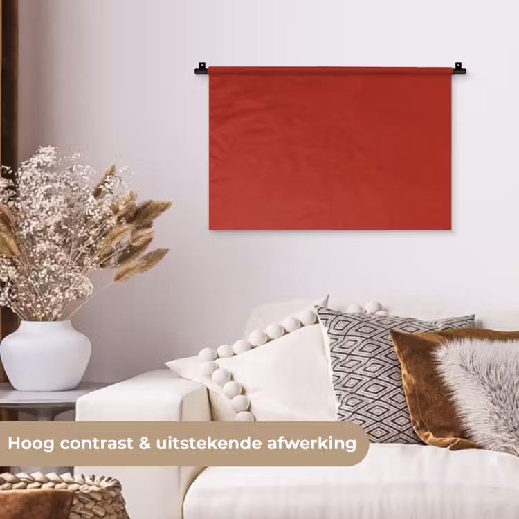 Wandkleed - Deep - Crimson - Rood — 4
