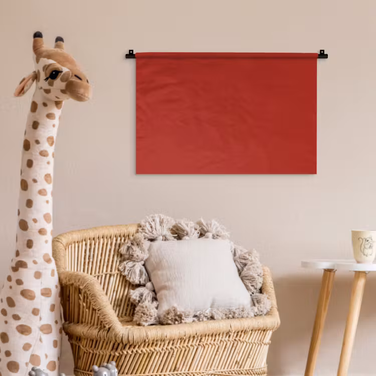 Wandkleed - Deep - Crimson - Rood — 5