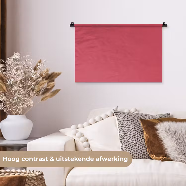 Wandkleed - Bold - Berry - Rood — 4