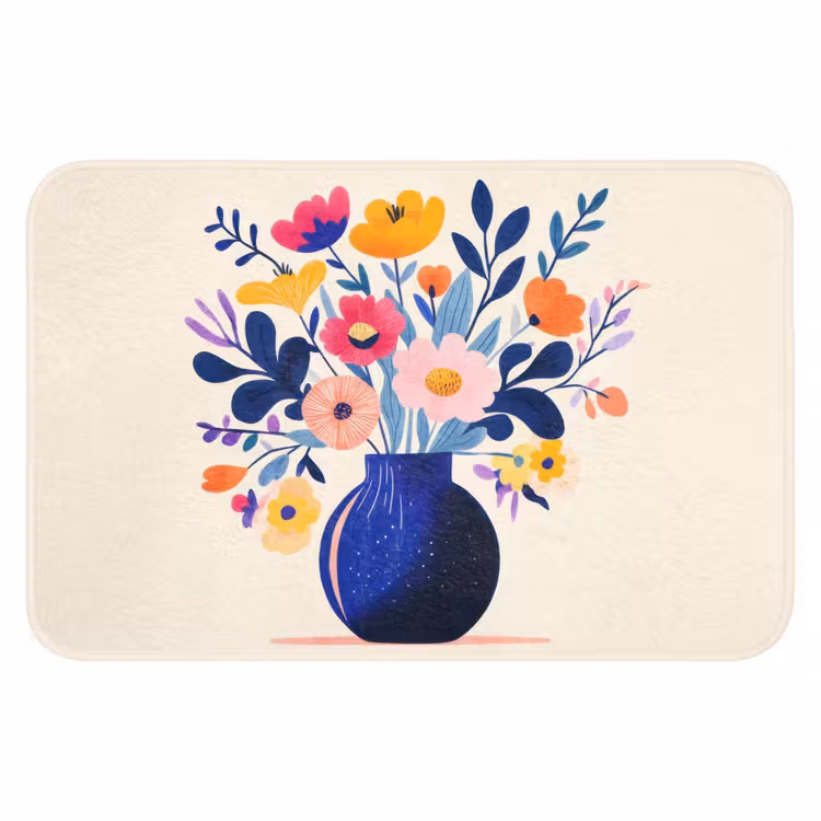 WC Mat - Vaas - Bloemen - Boeket — 1