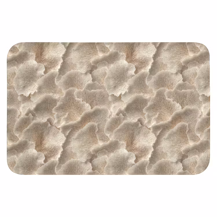 WC Mat - Waaierstructuren - Beige - Vezeltextuur — 1