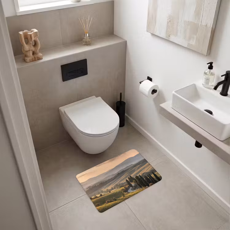 WC Mat - Toscaans - Landschap - Heuvels — 6