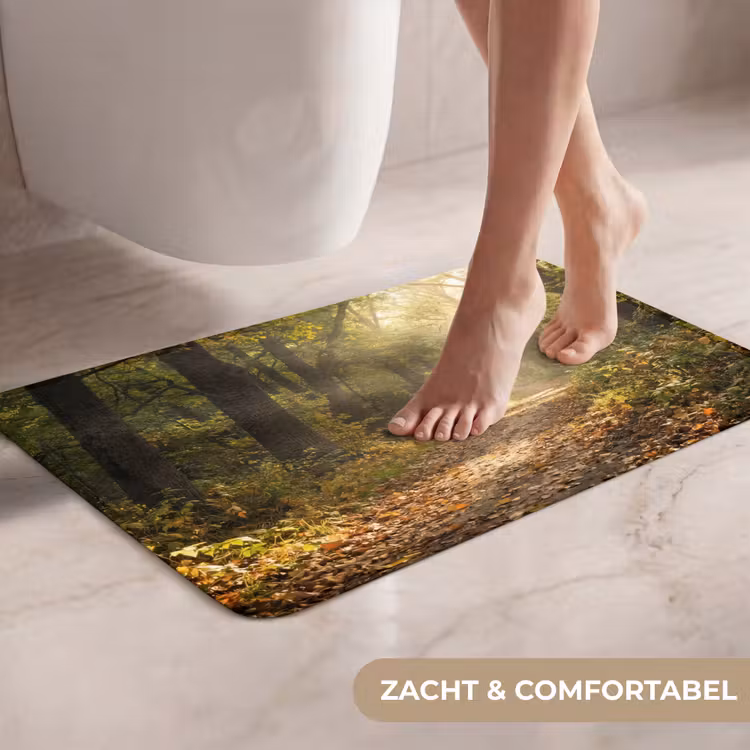WC Mat - Zonlicht - Bospad - Bomen — 7