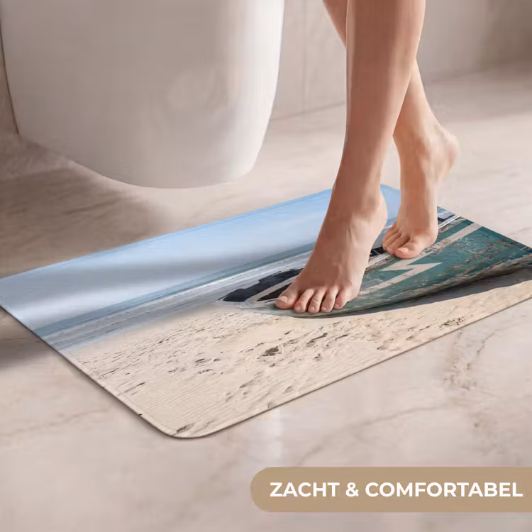 WC Mat - Boot - Zandstrand - Zee — 7