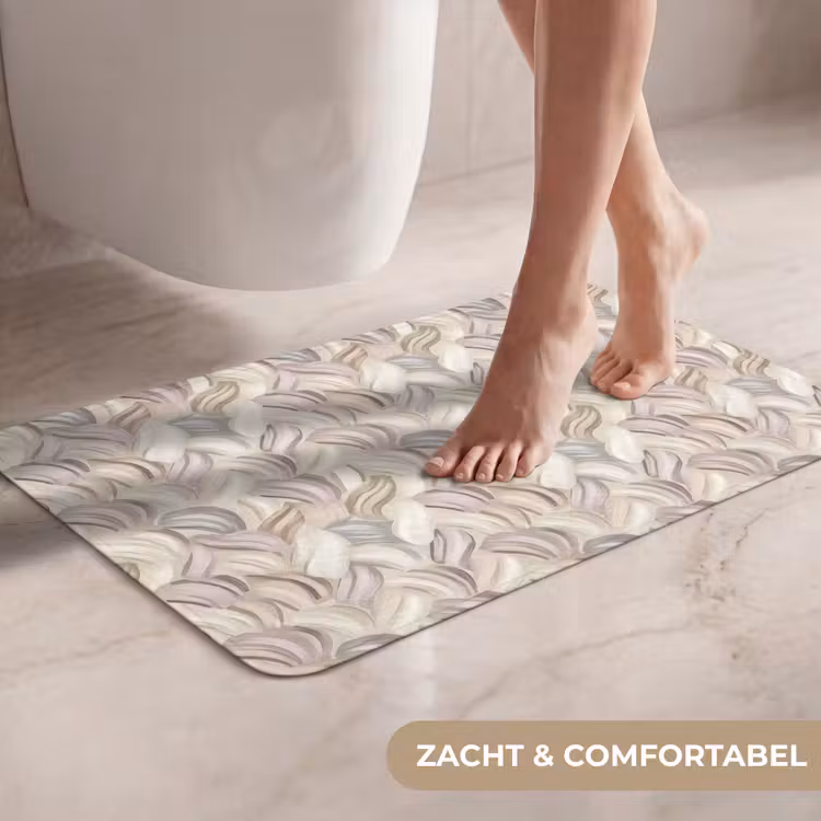 WC Mat - Abstract - Golvend - Pastel — 7