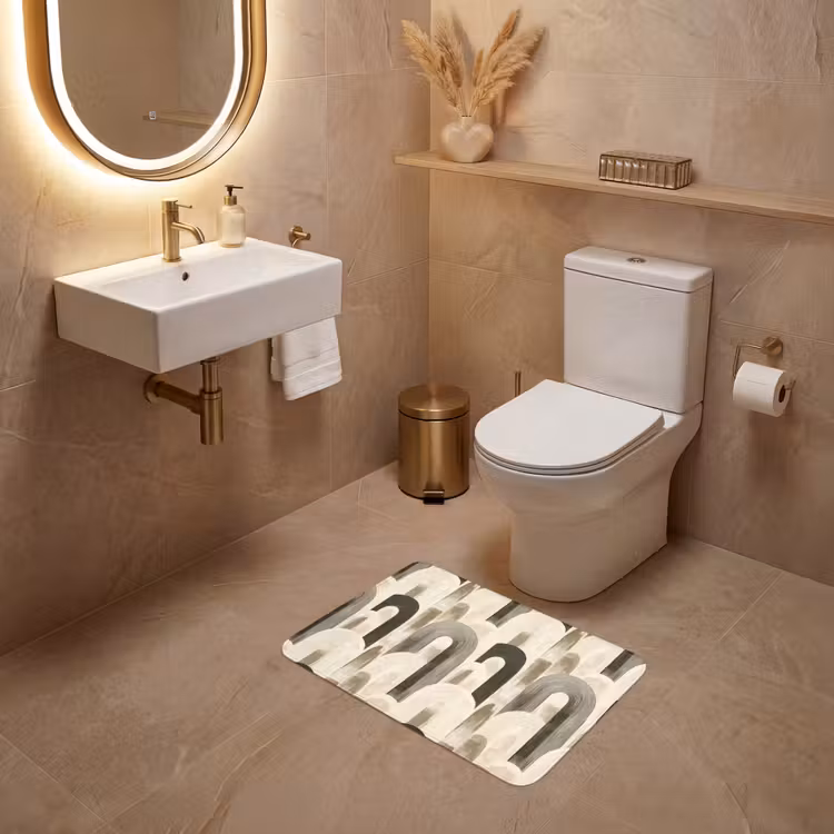 WC Mat - Abstract - Patroon - Bogen — 4