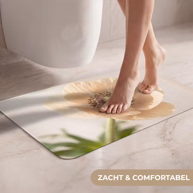WC Mat - Bloem - Minimalistisch - Groen — 7