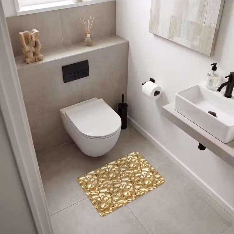WC Mat - Abstract - Modern - Goud — 6