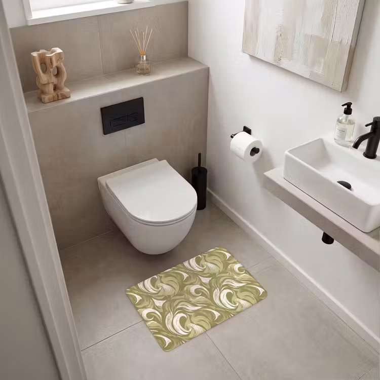 WC Mat - Abstract - Textuur - Groen — 6