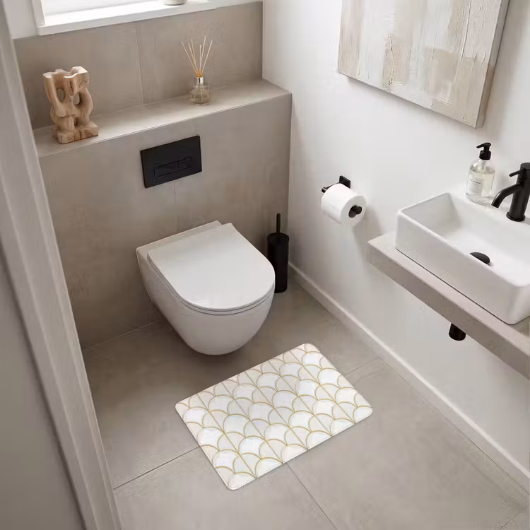 WC Mat - Mozaïek - Bogen - Goud — 6