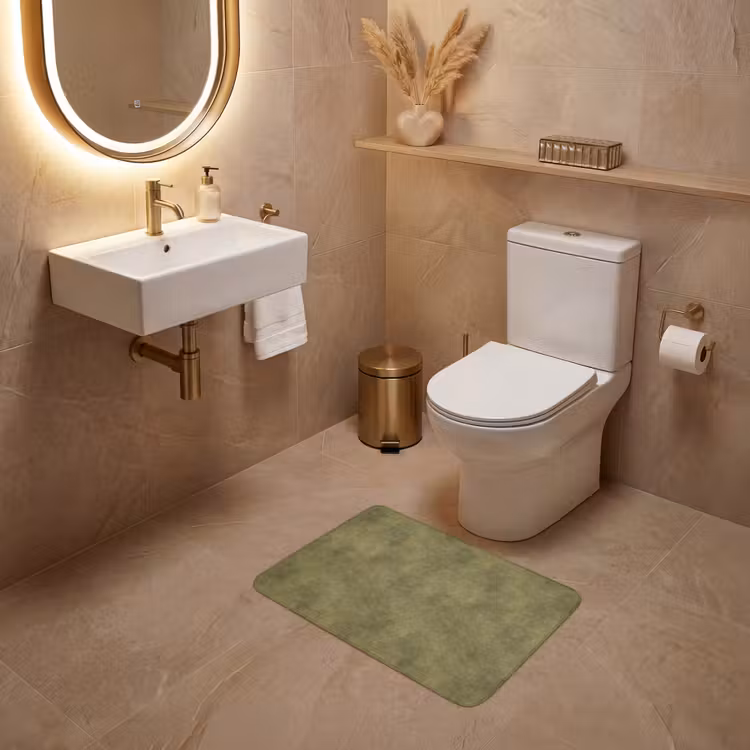WC Mat - Textuur - Abstract - Groen — 4