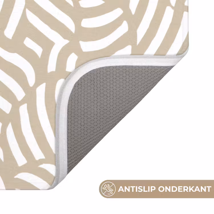 WC Mat - Abstract - Modern - Beige — 3