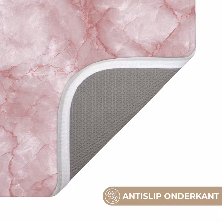 WC Mat - Roze - Kwartsmarmer - Aders — 3