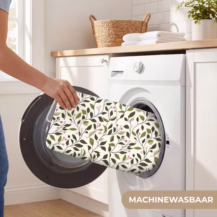 WC Mat - Bladeren - Bessen - Roze — 5