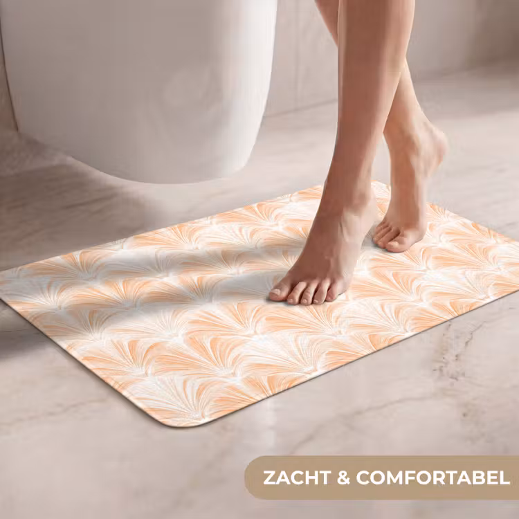 WC Mat - Waaier - Patroon - Perzik — 7
