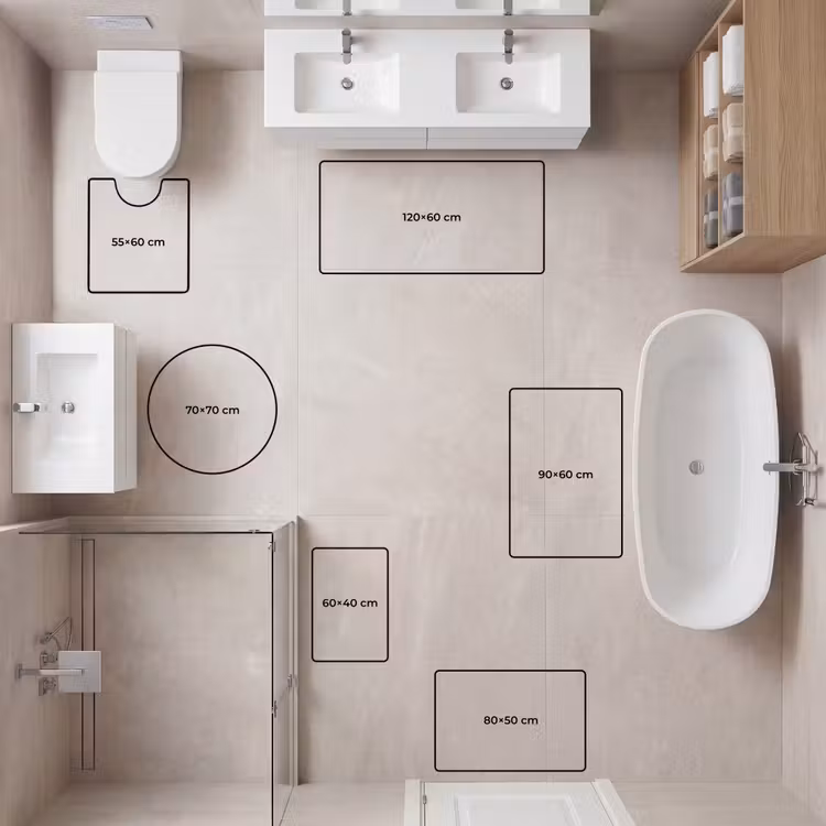 WC Mat - Chimpansee - Badeend - Grijs — 8