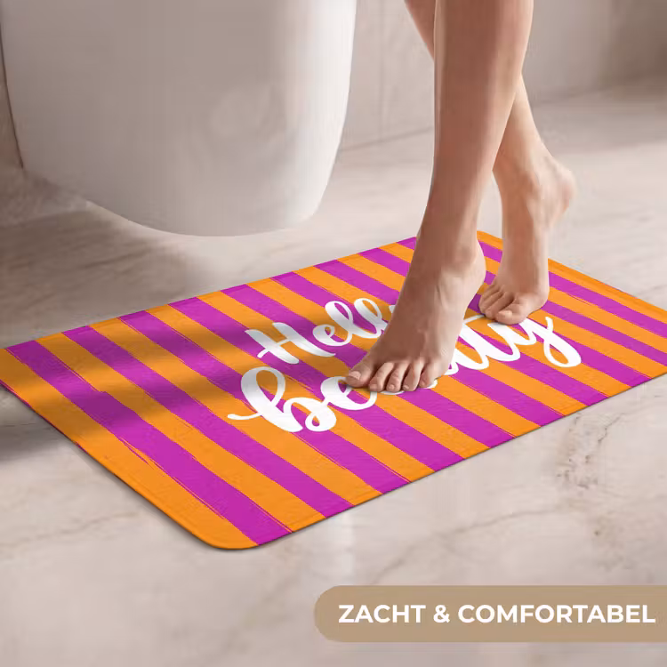 WC Mat - Modern - Hello - Oranje — 7